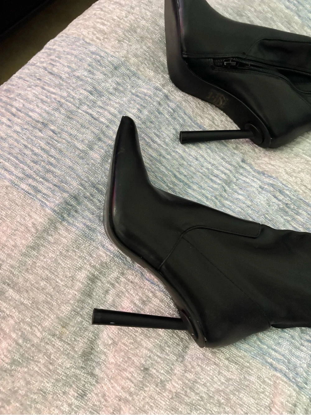 Steve Madden Black Over-the-Knee Pointed Stiletto Boots